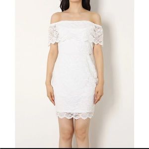 All Lace White Dress 🤍